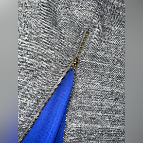 Pixley Tristan Zipper Woven Back Knit Top Size Medium EUC - Picture 6 of 7